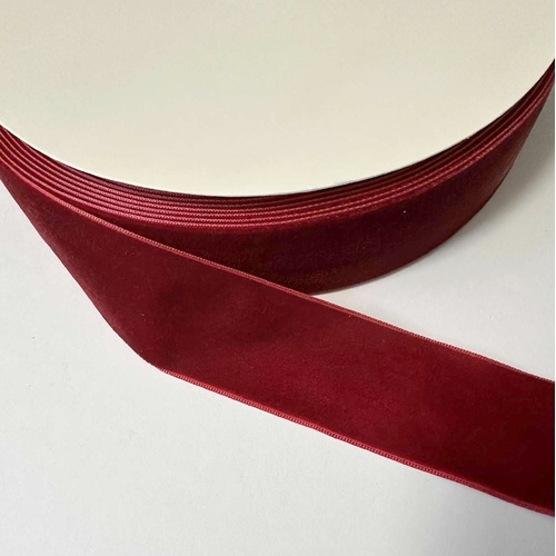 Roll/Velvet Ribbon 38mm (135) Cherry