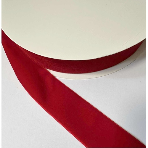Roll/Velvet Ribbon 38mm (45) Red