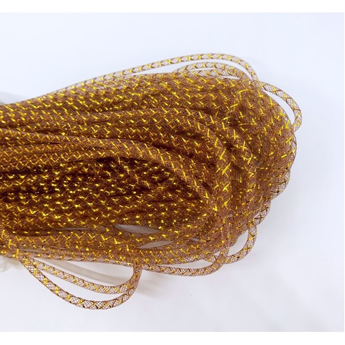 SPECIAL/Tube Crin 5mm - 10m/Brown/Gold