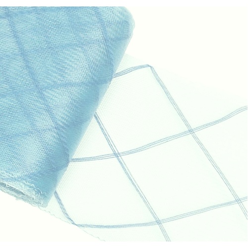 6" Crinoline/Diamond - Qty 3m Aqua