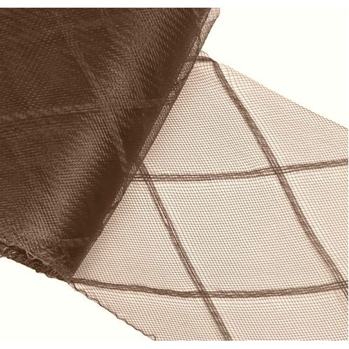 6" Crinoline/Diamond - Qty 6m Brown