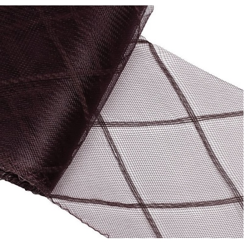 6" Crinoline/Diamond - Qty 4m Chocolate