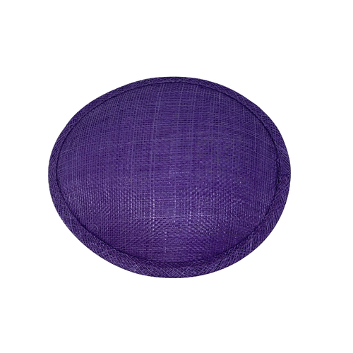 Sinamay Base/Teardrop - Purple/with comb