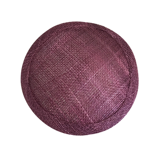 Sinamay Round Base - Berry