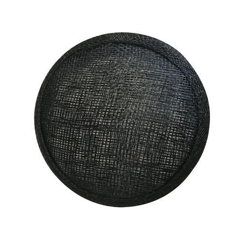 Sinamay Round Base - Black