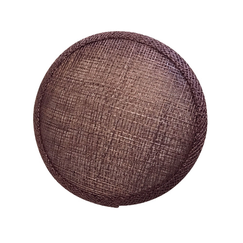 Sinamay Round Base - Chocolate