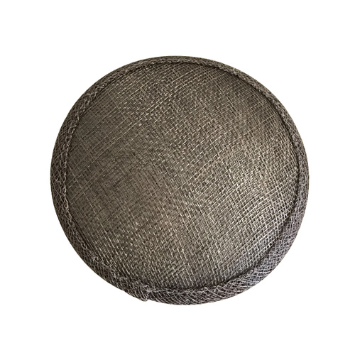 Sinamay Round Base - Grey