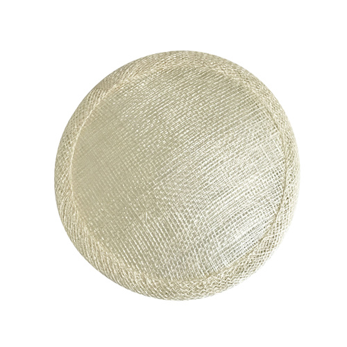 Sinamay Round Base - Ivory