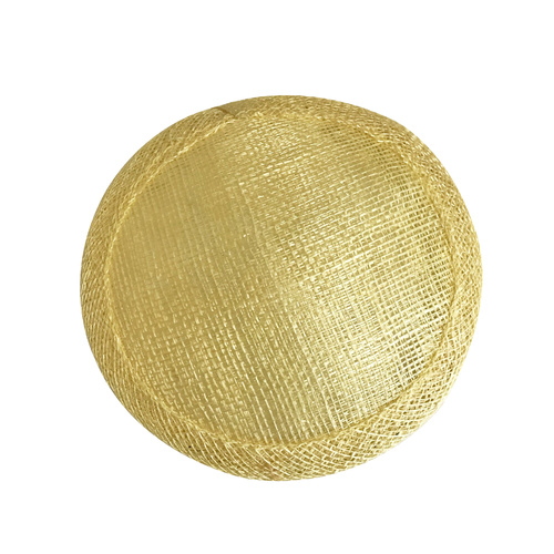 Sinamay Round Base - Lemon