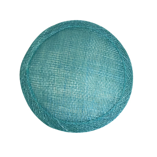 Sinamay Round Base - Light Teal