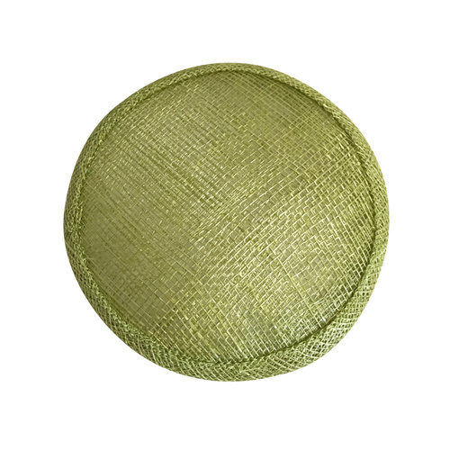 Sinamay Round Base - Lime
