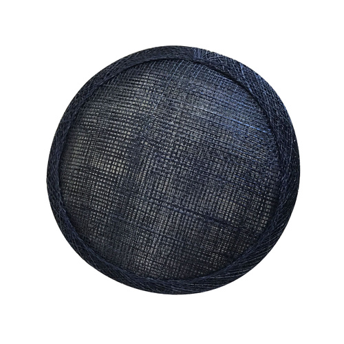 Sinamay Round Base - Navy Blue