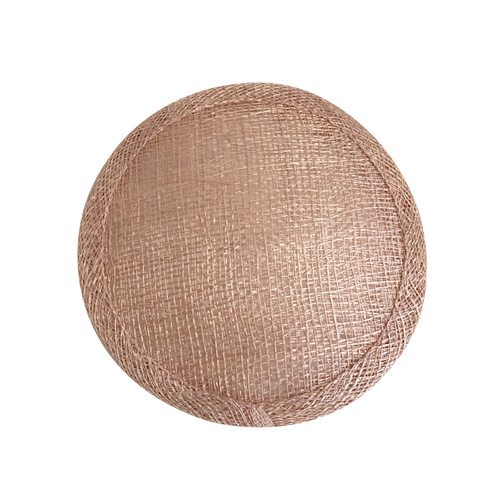 Sinamay Round Base - Nude