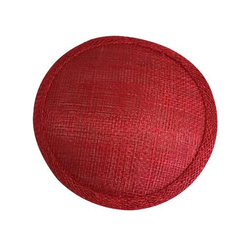 Sinamay Round Base - Red