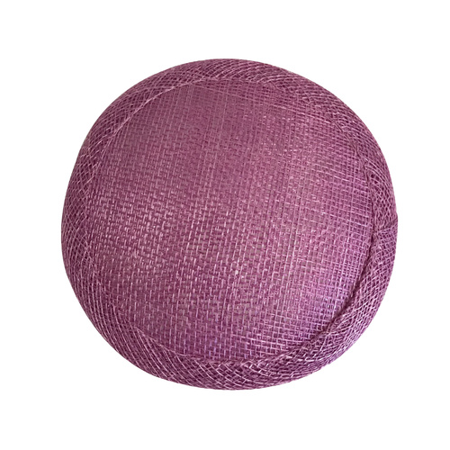 Sinamay Round Base - Rose