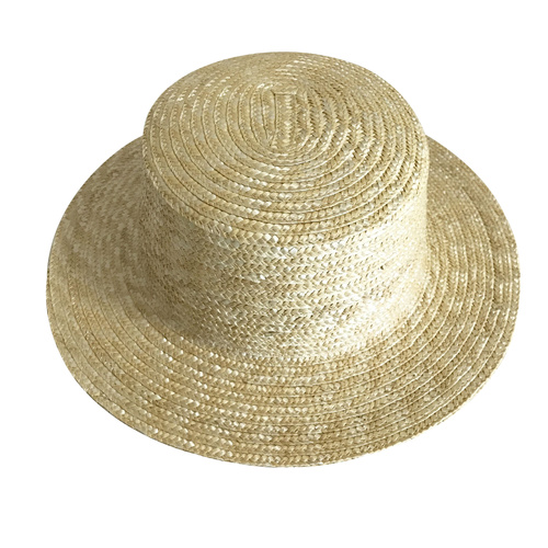 Boater Hat/Straw - Natural