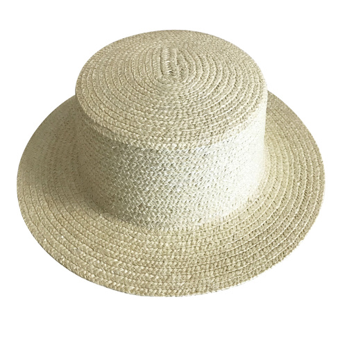 Boater Hat/Straw - Ivory