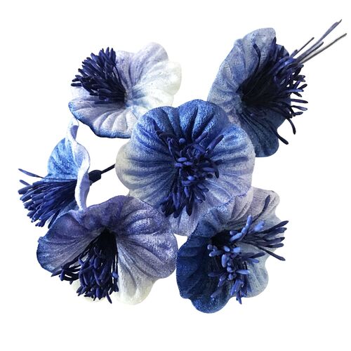 Winter Blossom - Indigo