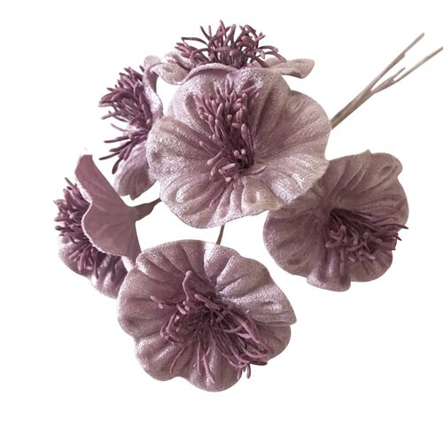 Winter Blossom - Mauve Dusty