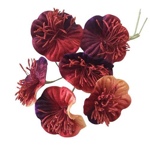 Winter Blossom - Red/Purple