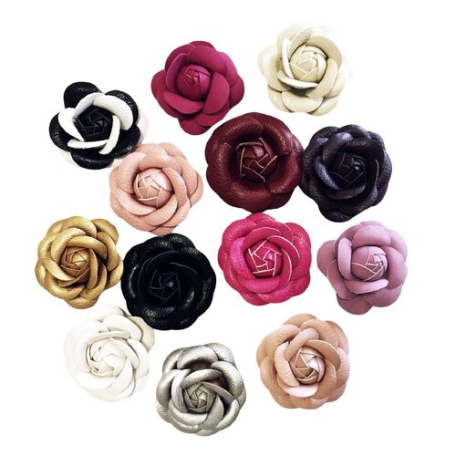Faux Leather Rose