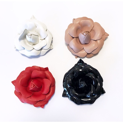 Faux Leather Flower 