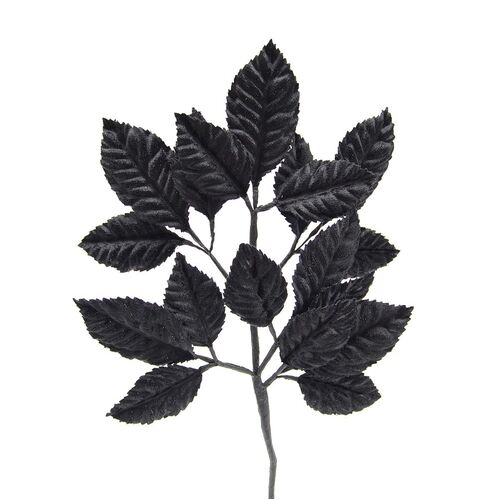 Velvet Leaf Stem - Black