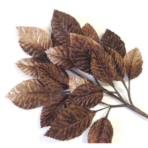Velvet Leaf Stem - Brown Shaded
