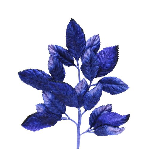 Velvet Leaf Stem - Indigo