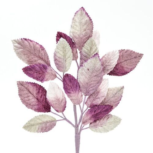 Velvet Leaf Stem - Mauve Shaded