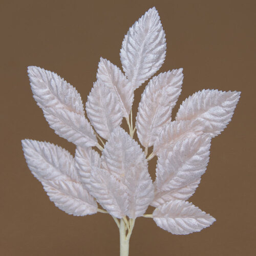 Velvet Leaf Stem - Pink Pale