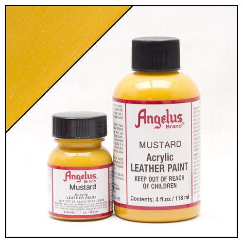 Angelus Leather Paint (29.5mls) - 196 Mustard