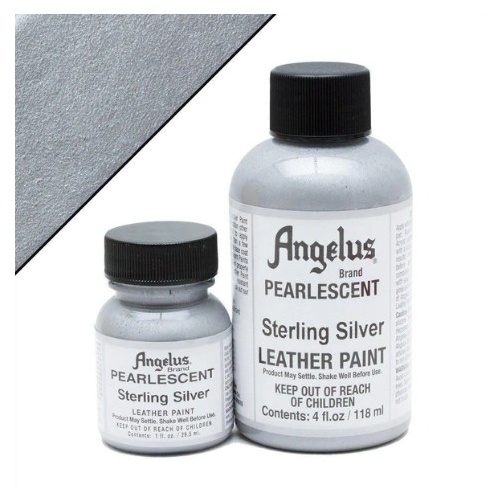 Angelus Leather Paint (29.5mls) - 454 Sterling Silver