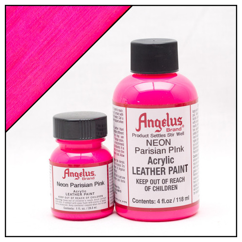 Angelus Leather Paint (29.5mls) - 123 Neon Parisian Pink