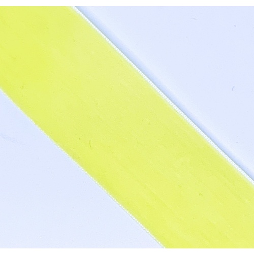 Velvet Ribbon 38mm (23) Lemon