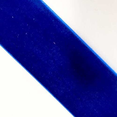 Velvet Ribbon 38mm    (70) Cobalt Blue 