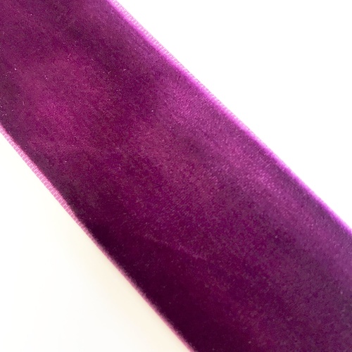 Velvet Ribbon 38mm (89) Grape