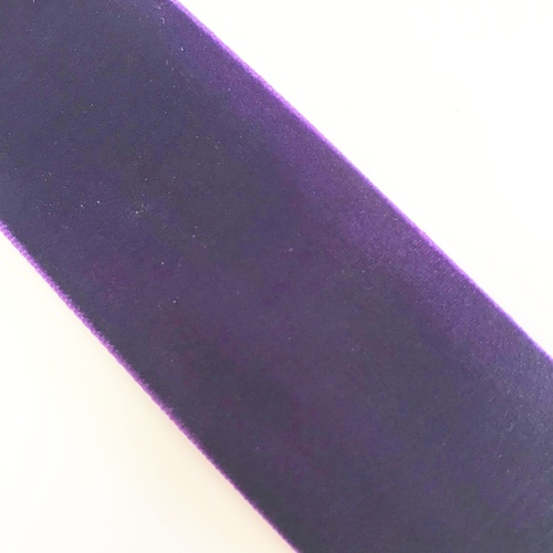 Velvet Ribbon 38mm (90) Purple