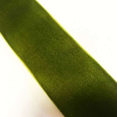 Velvet Ribbon 38mm (153) Olive