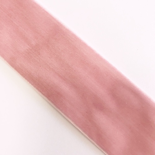Velvet Ribbon 38mm (217) Dusty Pink