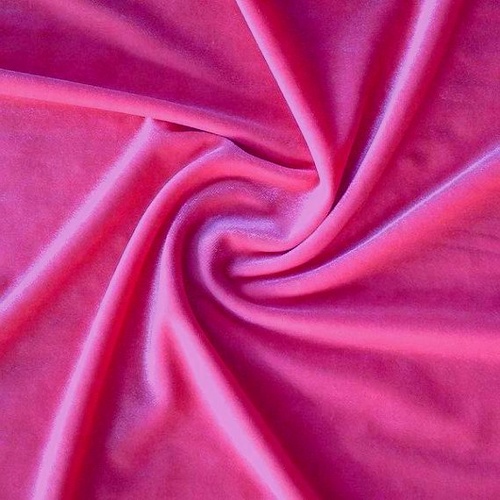 Fabric/Velvet/Stretch - Fuchsia