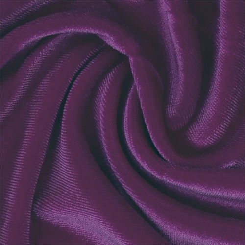 Fabric/Velvet/Stretch - Grape
