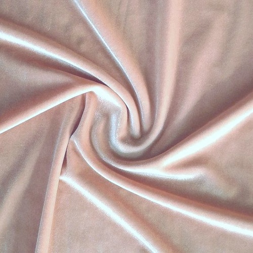Fabric/Velvet/Stretch - Nude