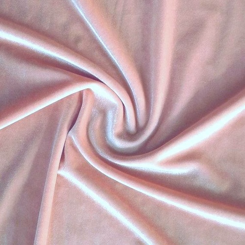 Fabric/Velvet/Stretch - Pink