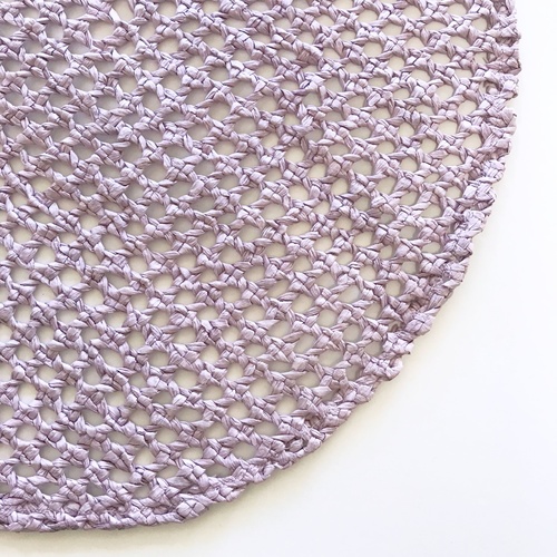 Woven Paper Mat - Lilac