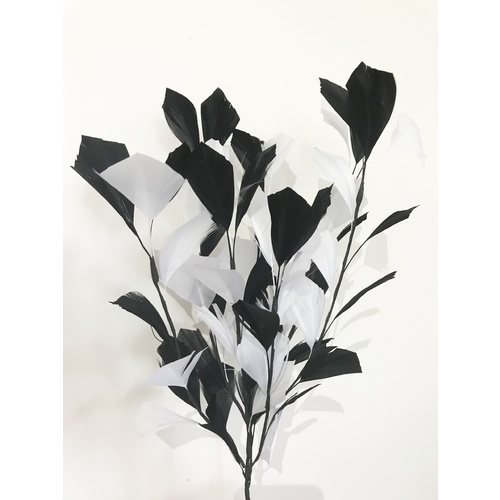 Feather Tree/Style 4 - Black/White