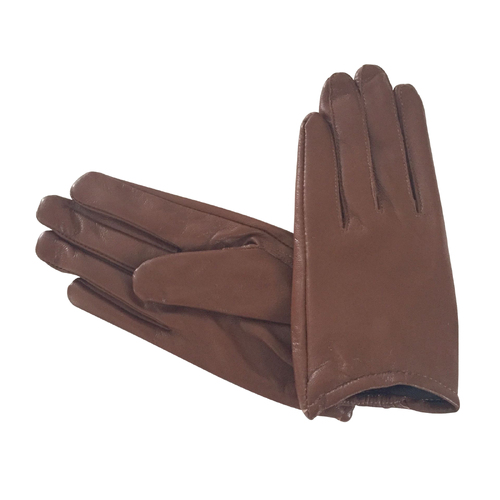 Gloves/Leather/Full - Brown