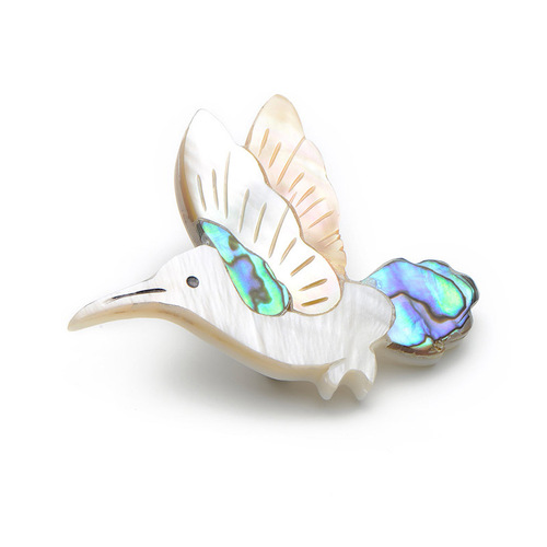 Brooch/Acrylic - Hummingbird