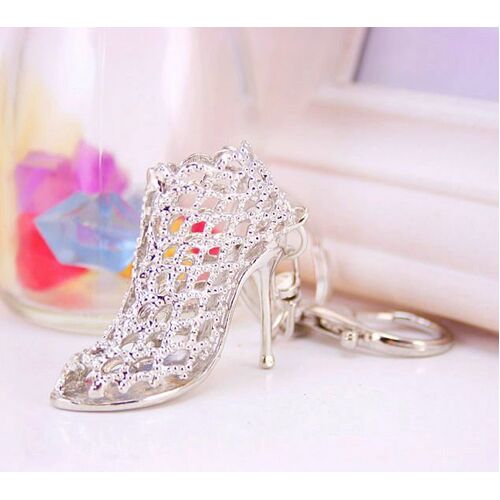 Key Chain/High Heel - Silver