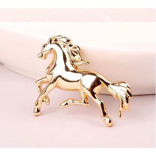 Brooch/Horse.02 - Gold